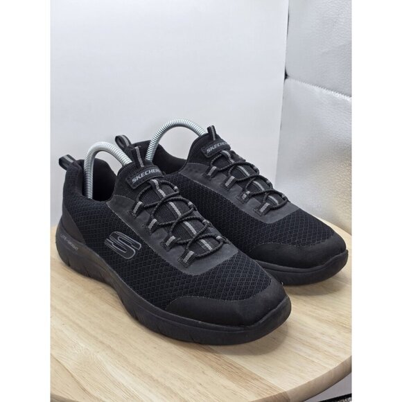 Skechers Sport Men's size 7 Summits Black Casual Memory Foam Slip On - Picture 6 of 8